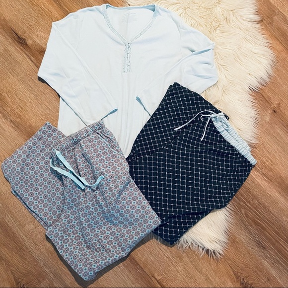 Liz claiborne 3 piece pajama set Clearance